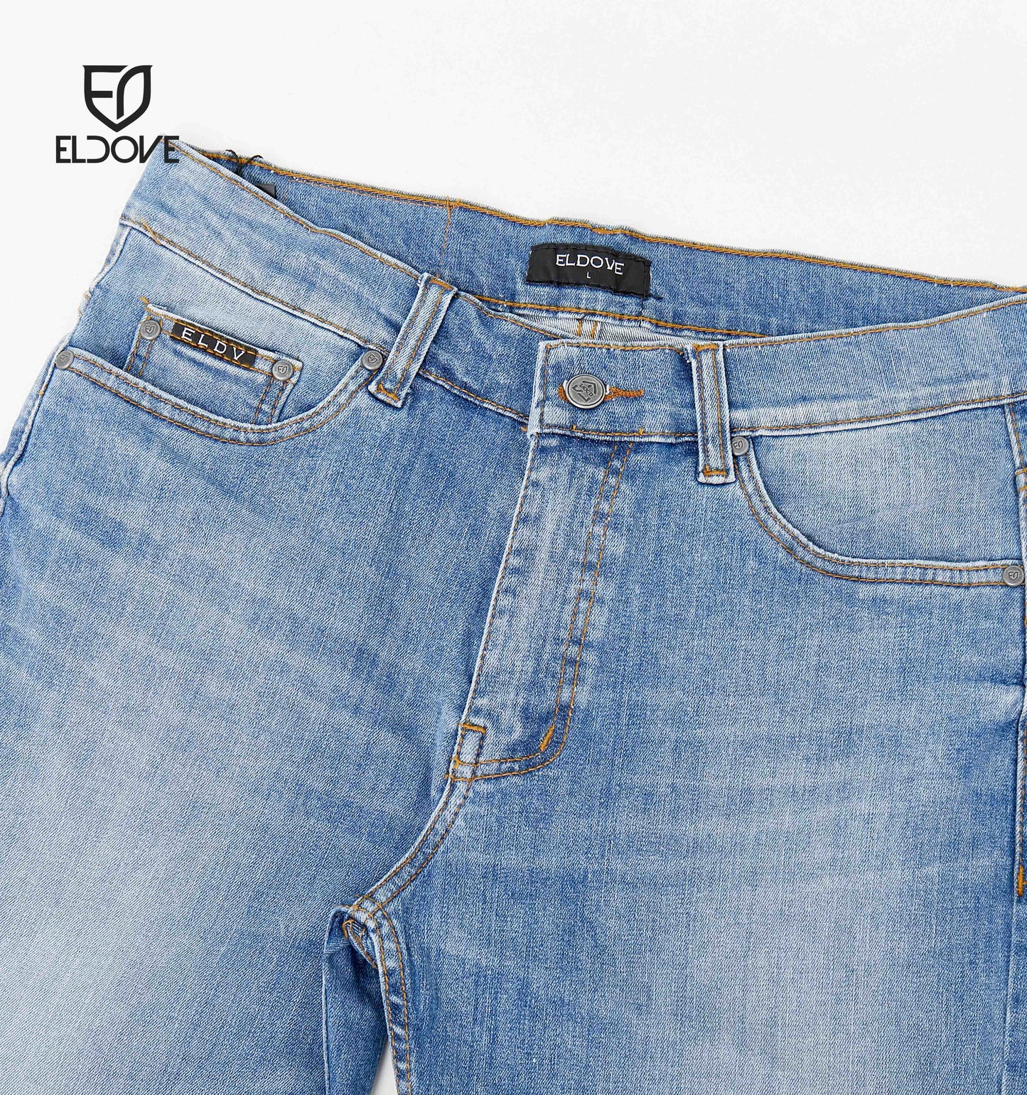 Eldove Short Denim Pants Medium Blue 2067