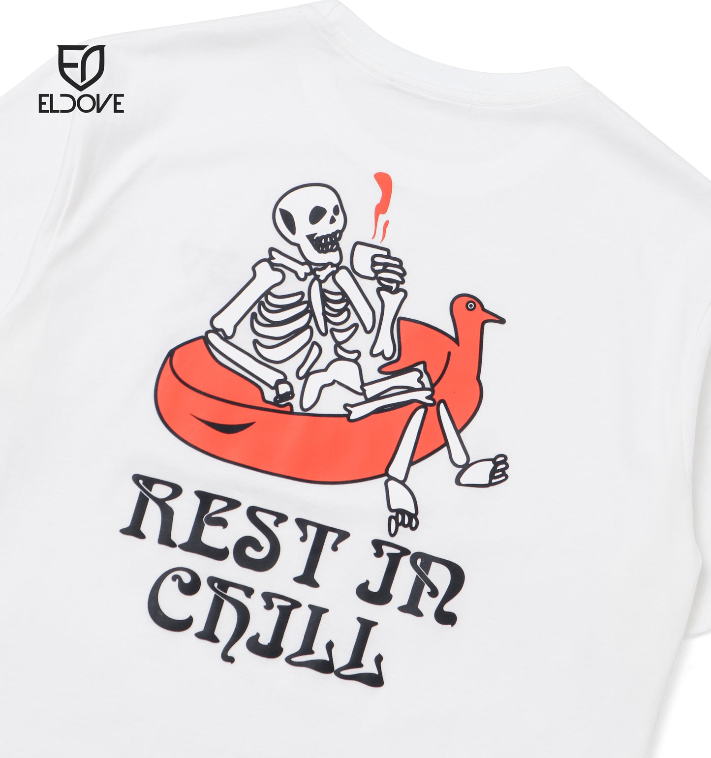 Eldove T-Shirt Rest in Chill White 7252