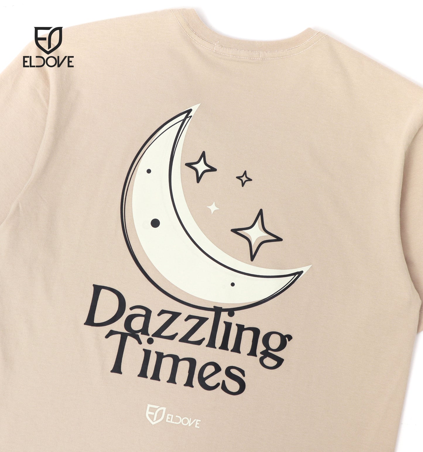 Eldove T-Shirt Dazzling Time Cream 7251