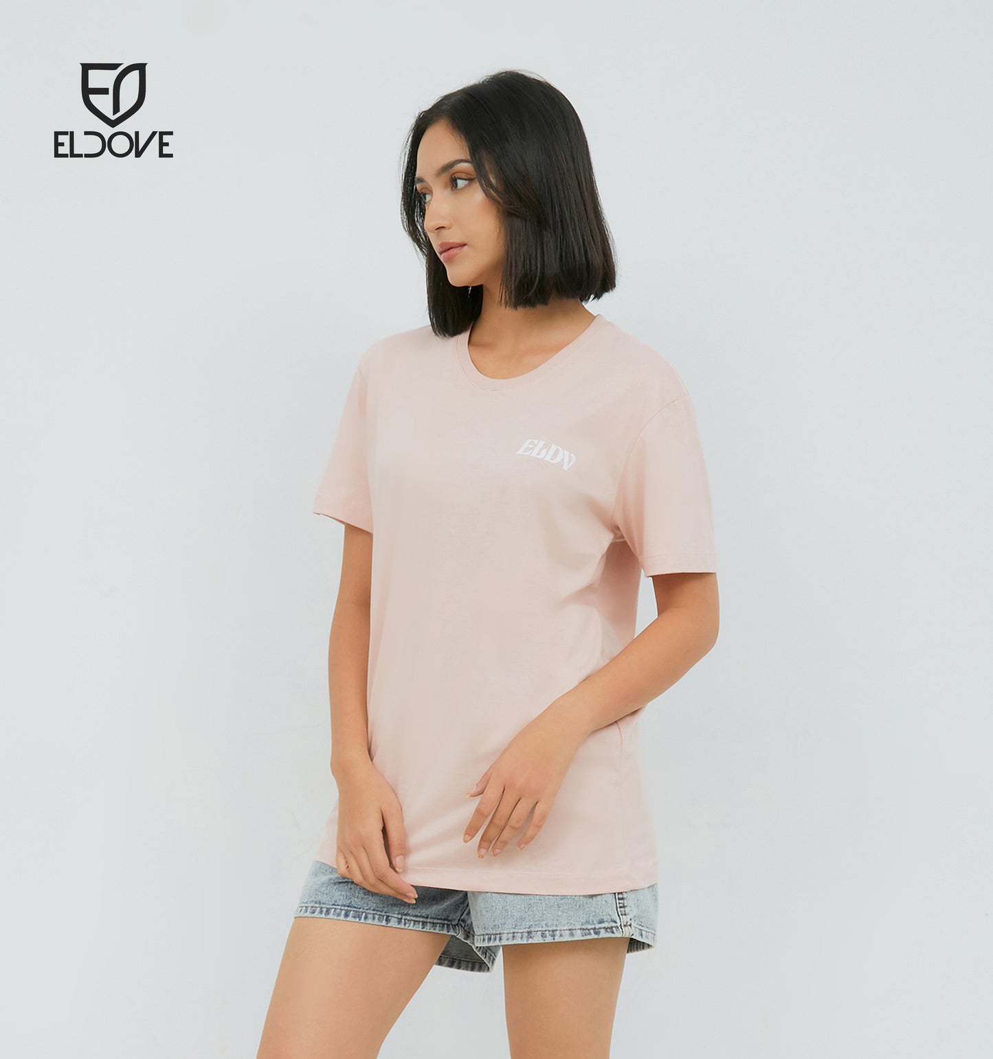 Eldove T-Shirt Rose Dusty Pink 7247