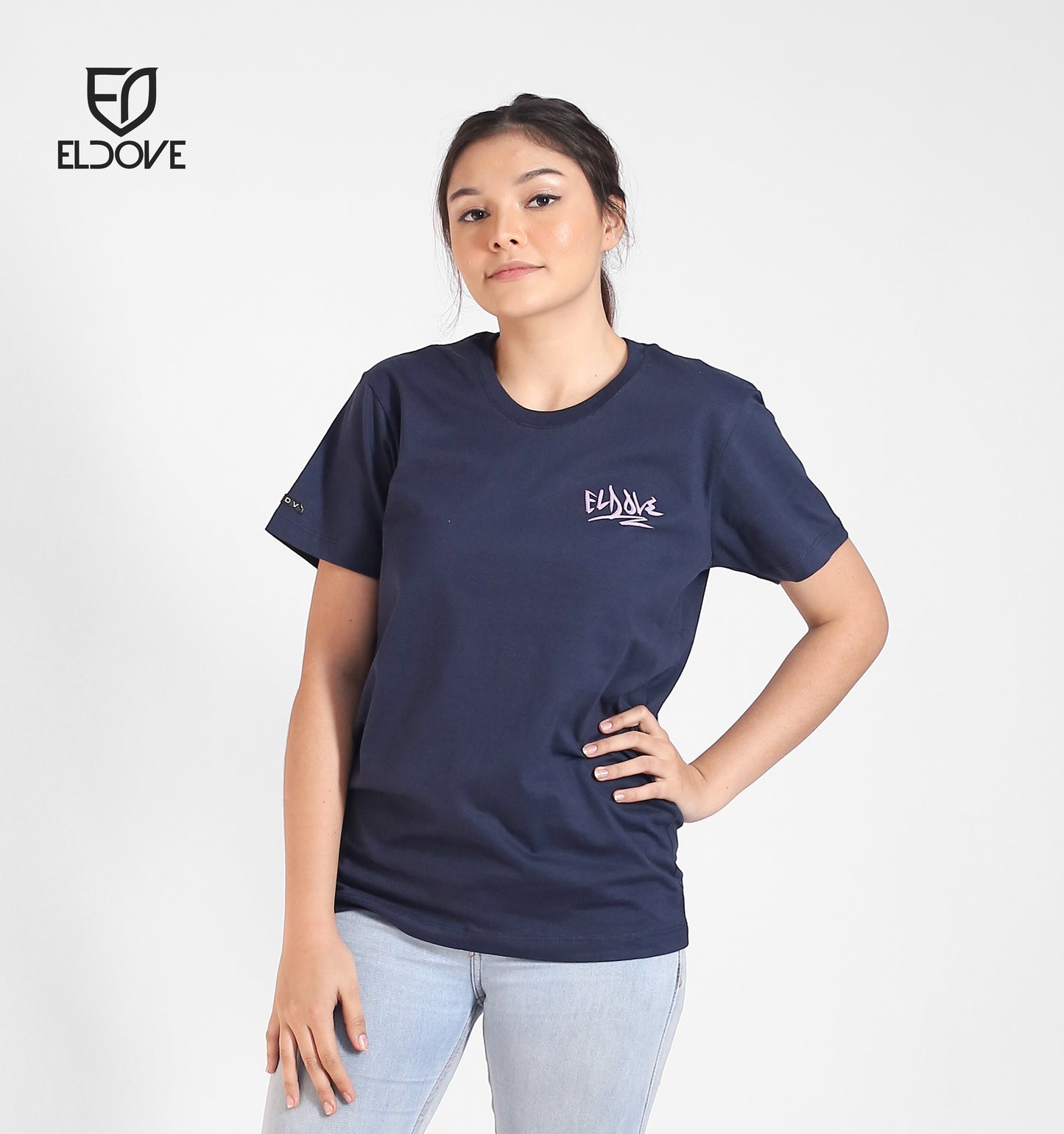 Eldove T-Shirt Young Free Wild Navy 7232