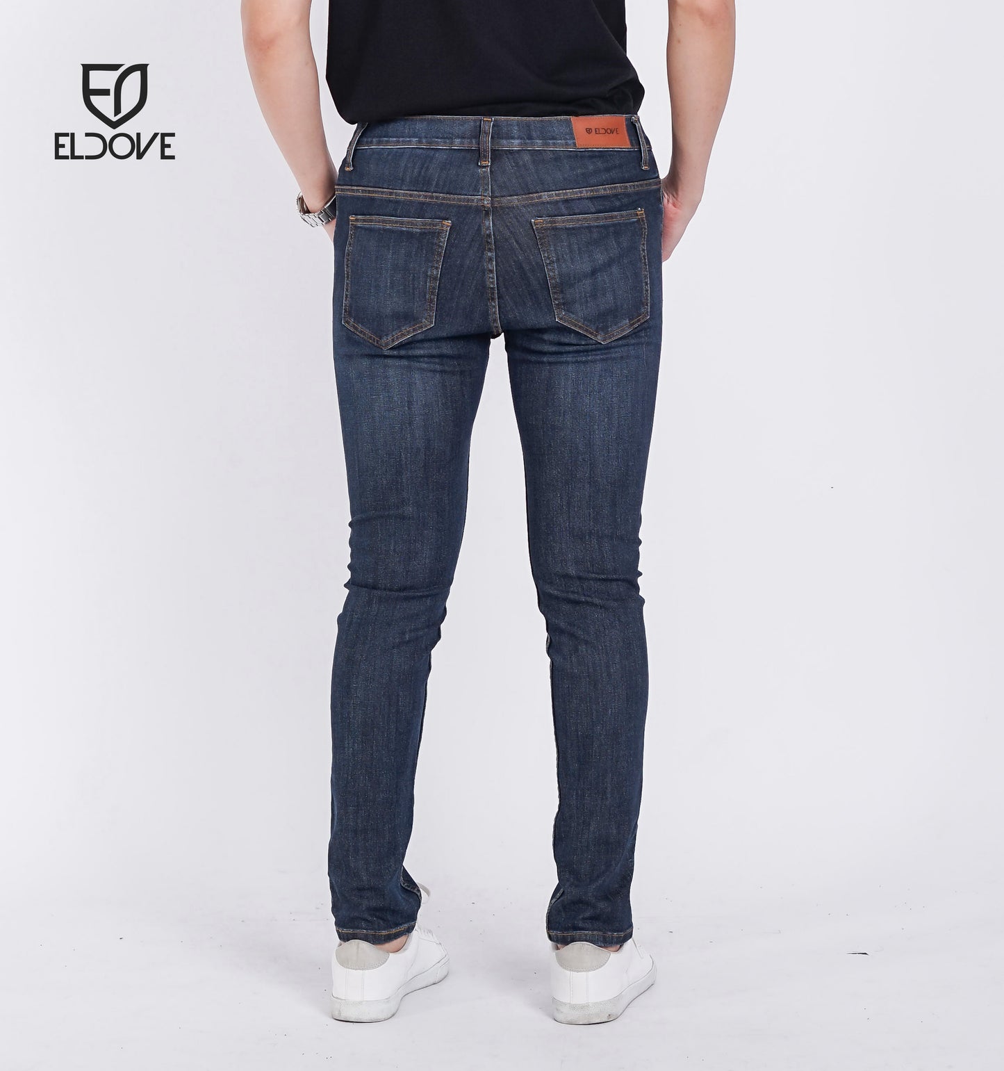 Eldove Denim Jeans Stretch Dark Blue 2025