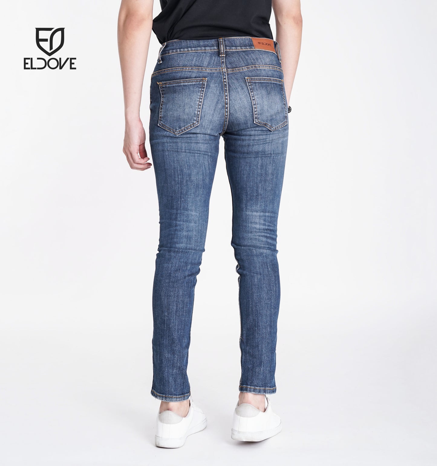 Eldove Denim Jeans Stretch Dark Blue 2038