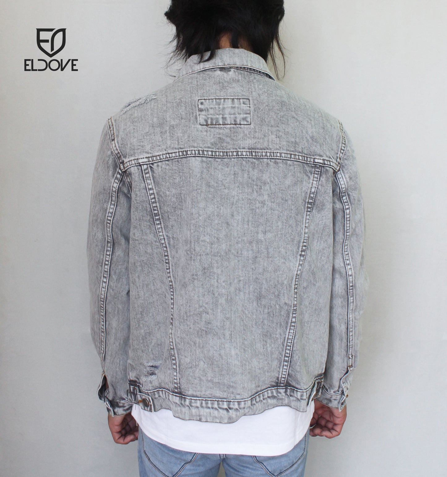 Eldove Denim Jacket Medium Grey 5047