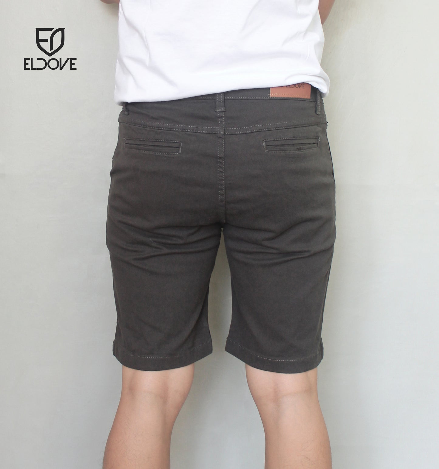 Eldove Short Chino Dark Brown 2003
