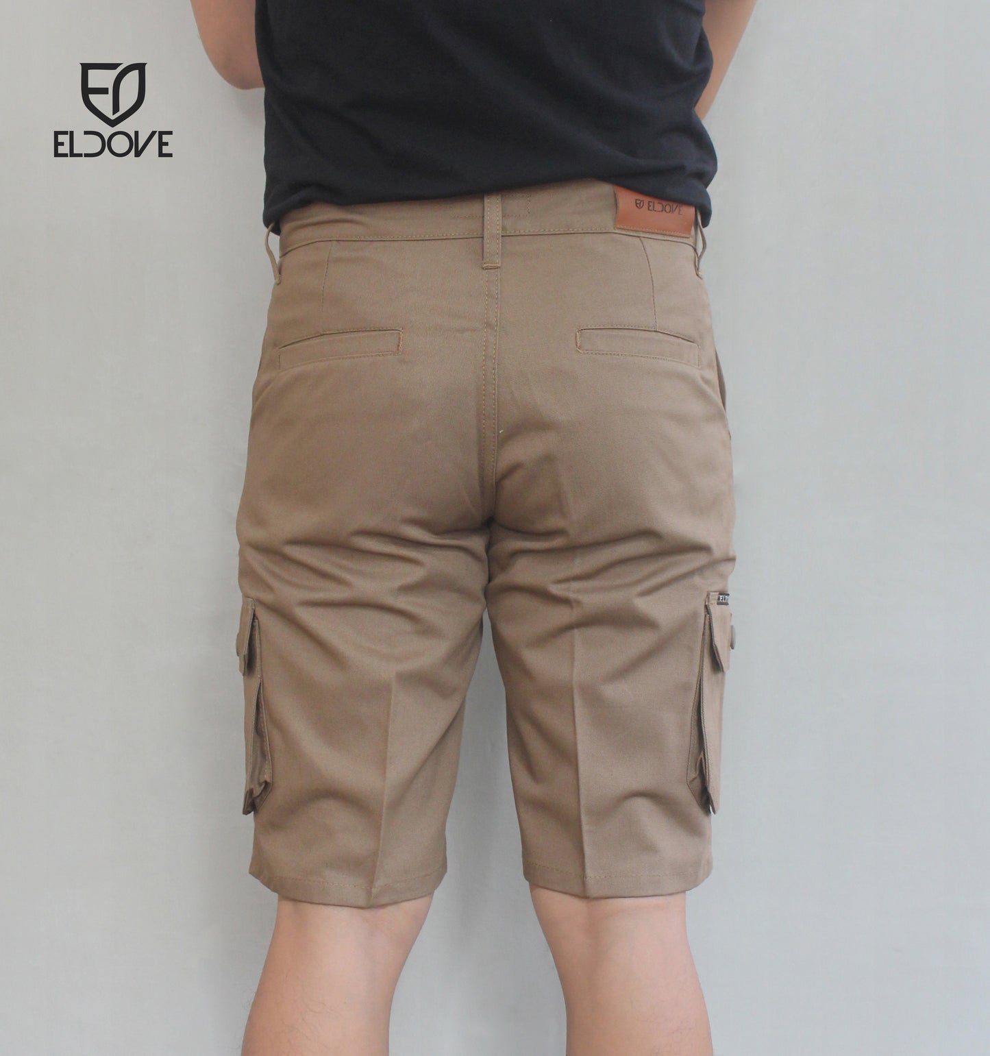 Eldove Short Cargo Khaki / Light Brown 2032