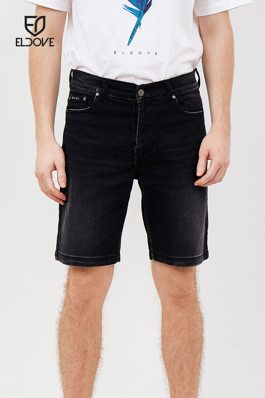 Eldove Short Denim Pants Dark Grey 2064