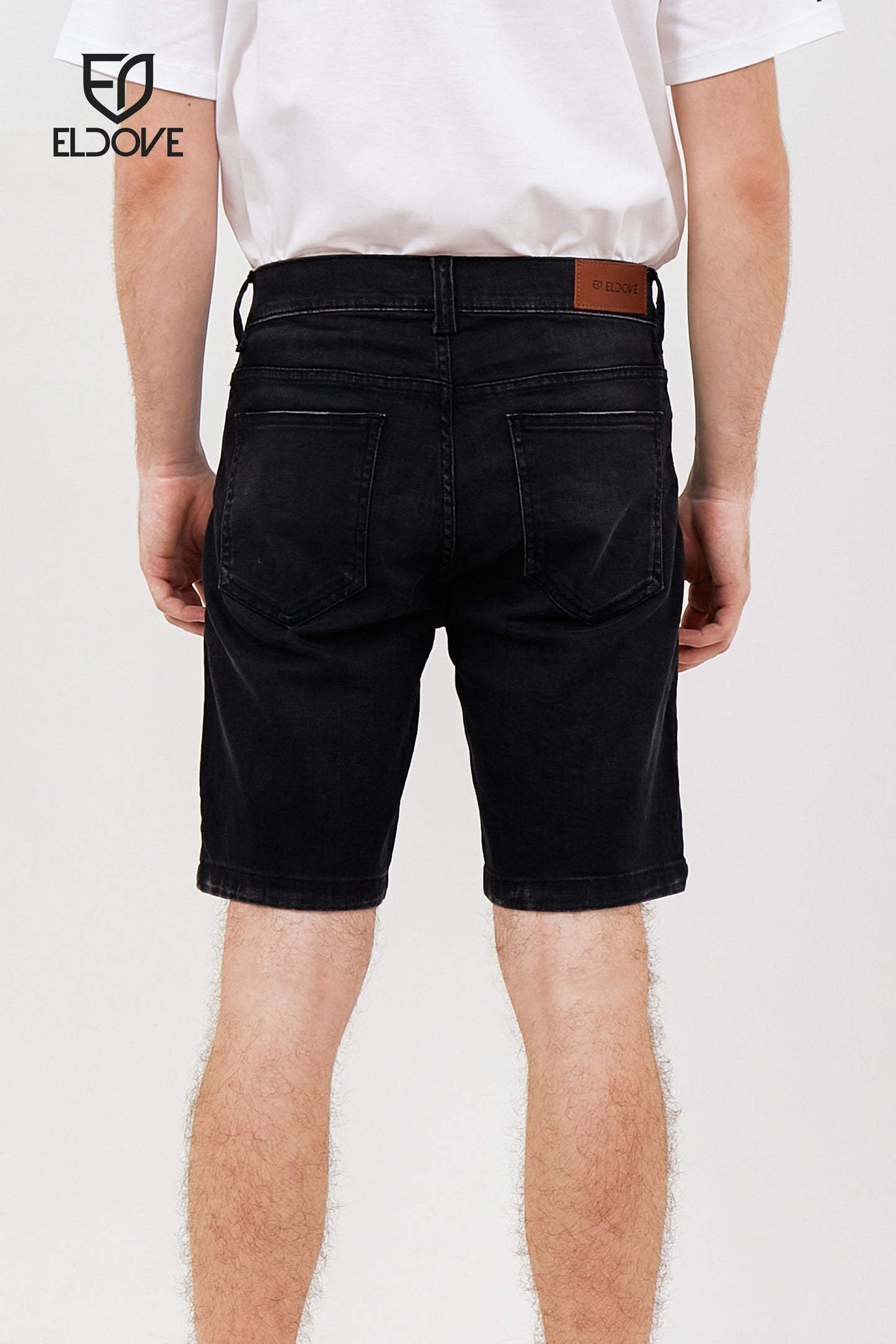 Eldove Short Denim Pants Dark Grey 2064