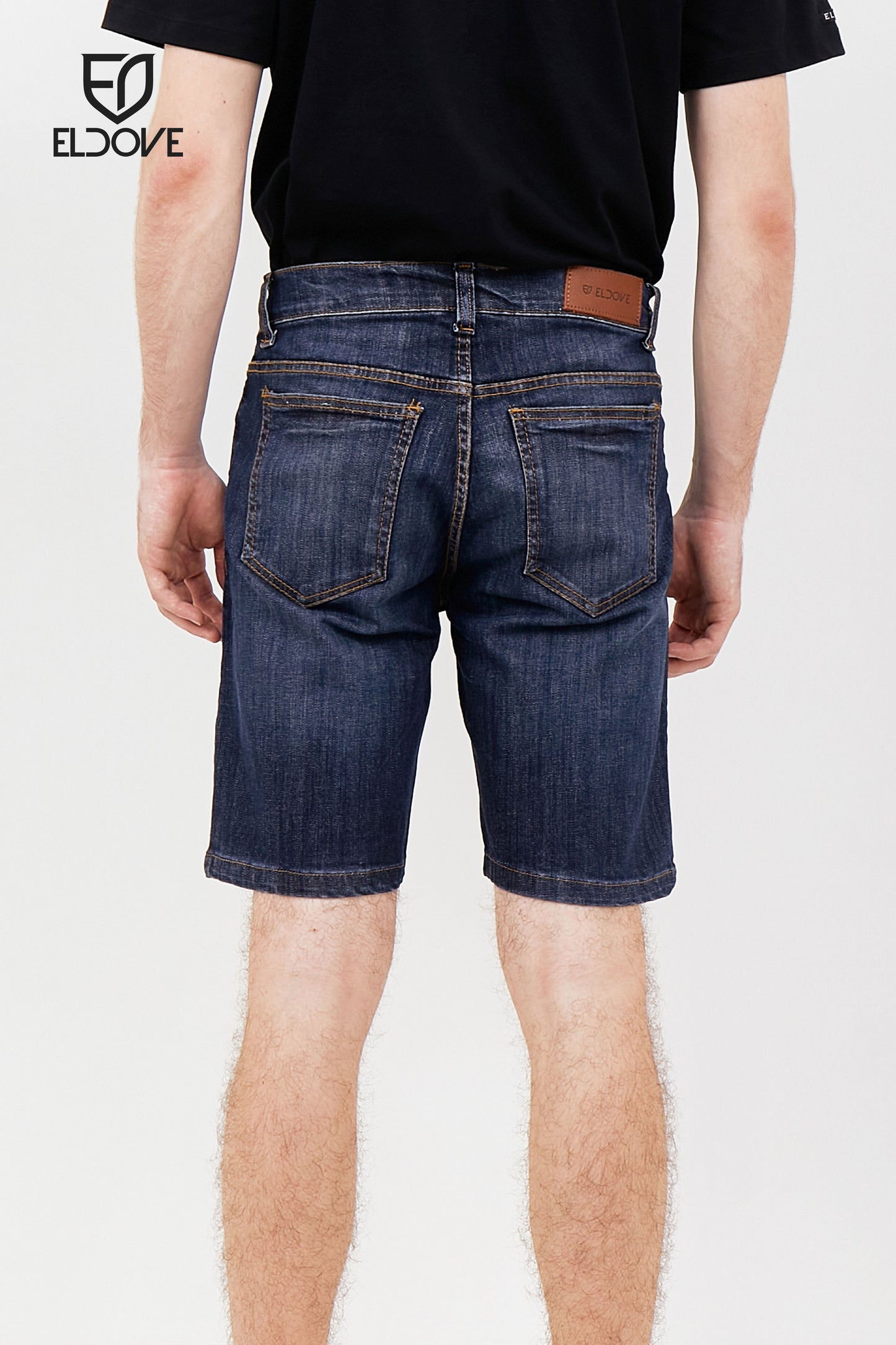 Eldove Short Denim Pants Dark Blue 2065