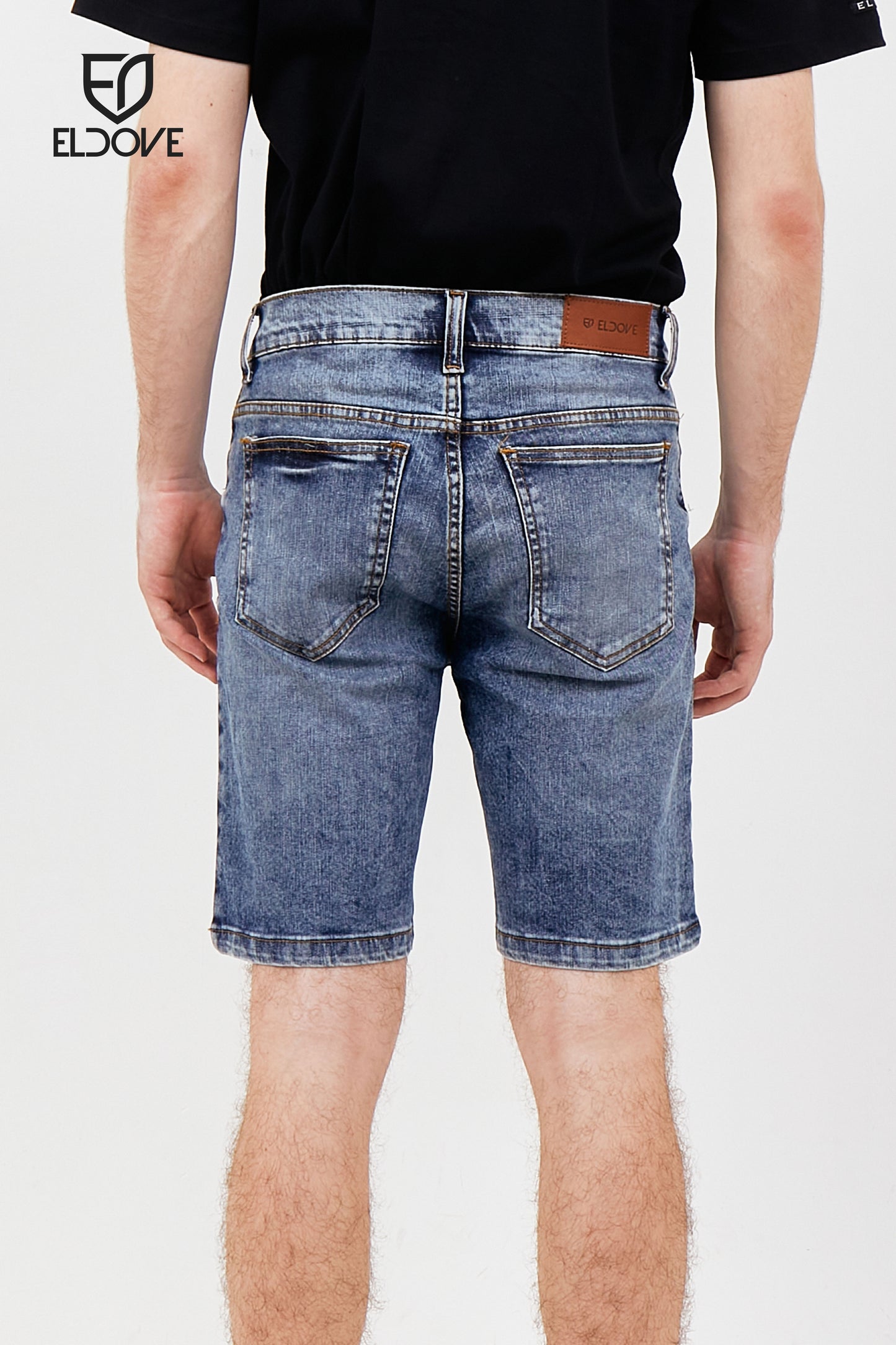 Eldove Short Denim Pants Blue Snow 2066