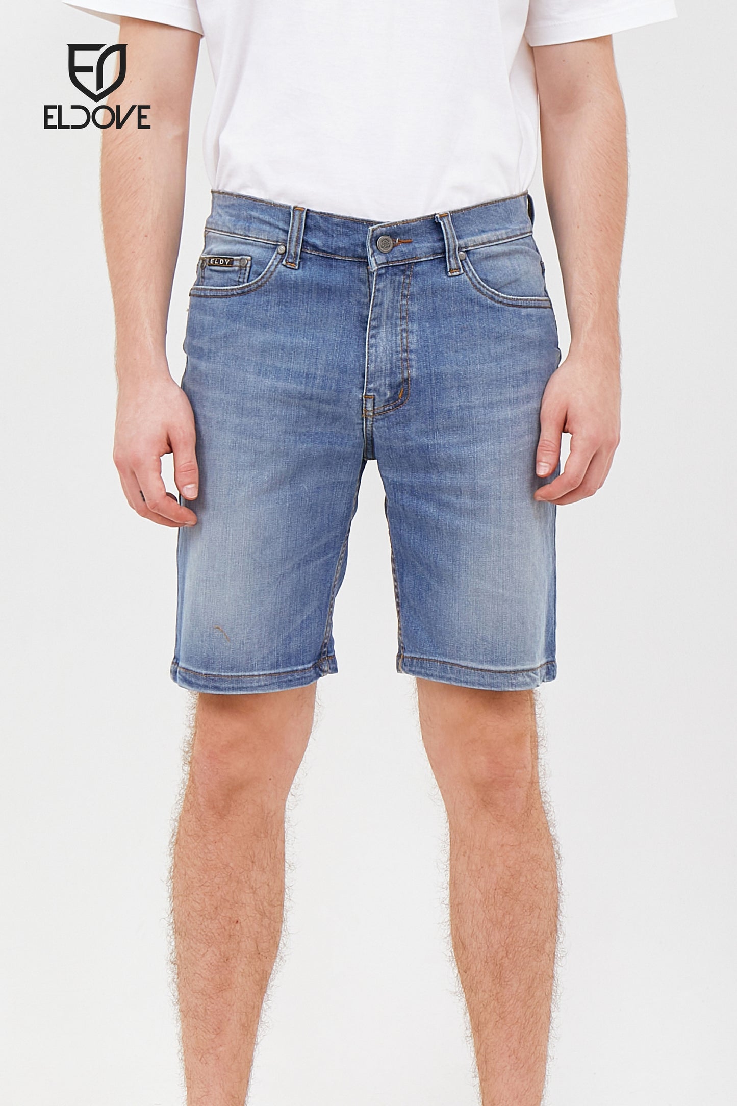 Eldove Short Denim Pants Medium Blue 2067