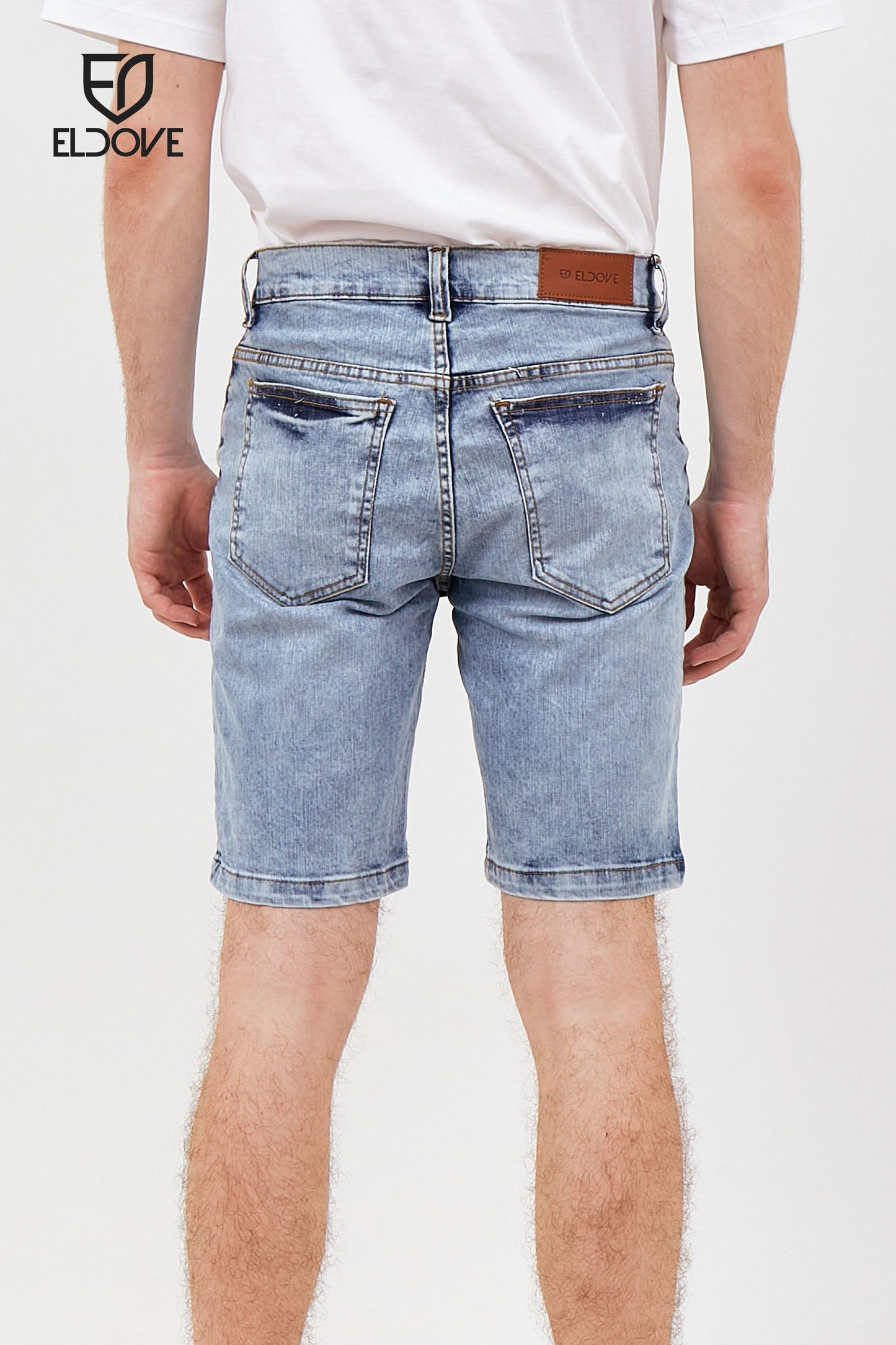 Eldove Short Denim Pants Light Blue Snow 2068