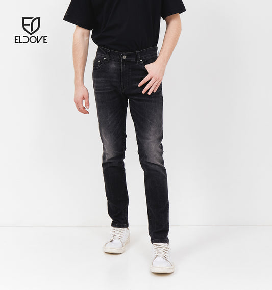 Eldove Denim Jeans Stretch Dark Grey / Black Snow 2057