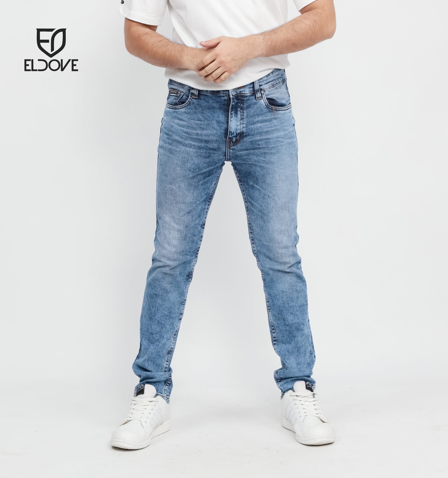 Eldove Denim Jeans Stretch Light Blue Sky 2072