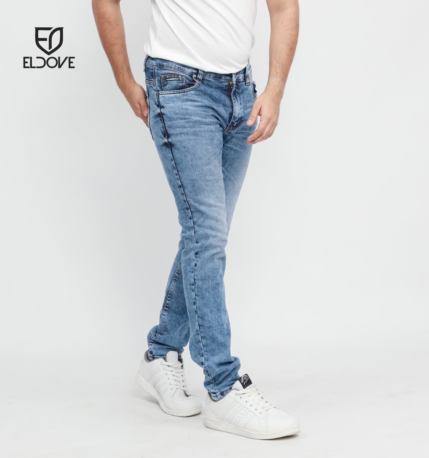 Eldove Denim Jeans Stretch Light Blue Sky 2072