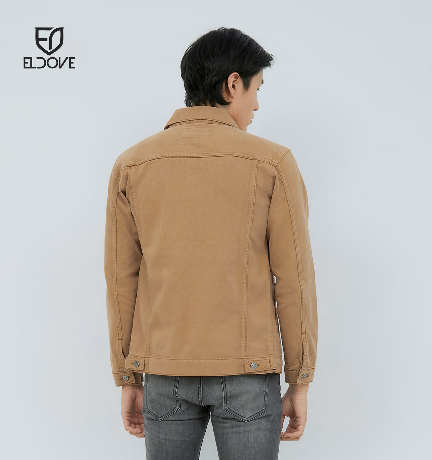 Eldove Denim Jacket Light Brown 5107