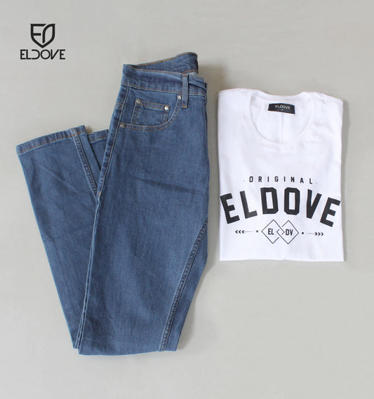 Eldove Paket Celana Jeans + Kaos 8501