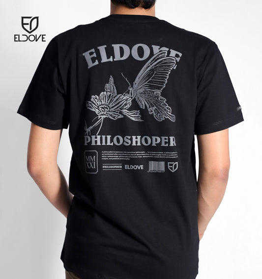 Eldove T-Shirt Philoshoper Black 7228