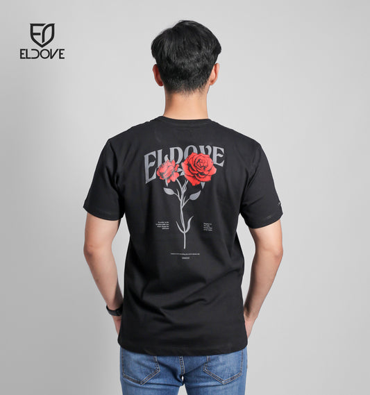 Eldove T-Shirt Rose Black 7229