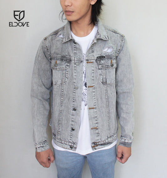 Eldove Denim Jacket Medium Grey 5047