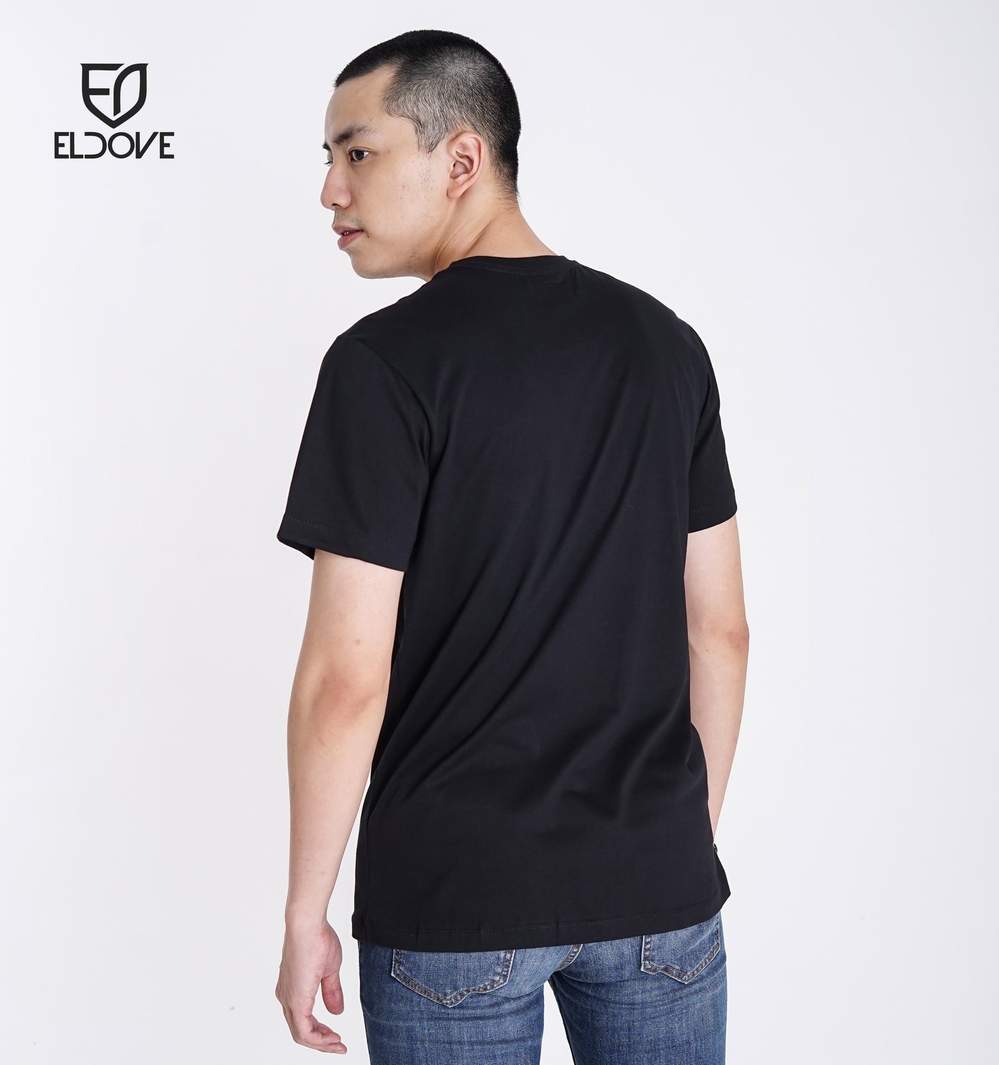 Eldove T-Shirt Wolf Black 7193